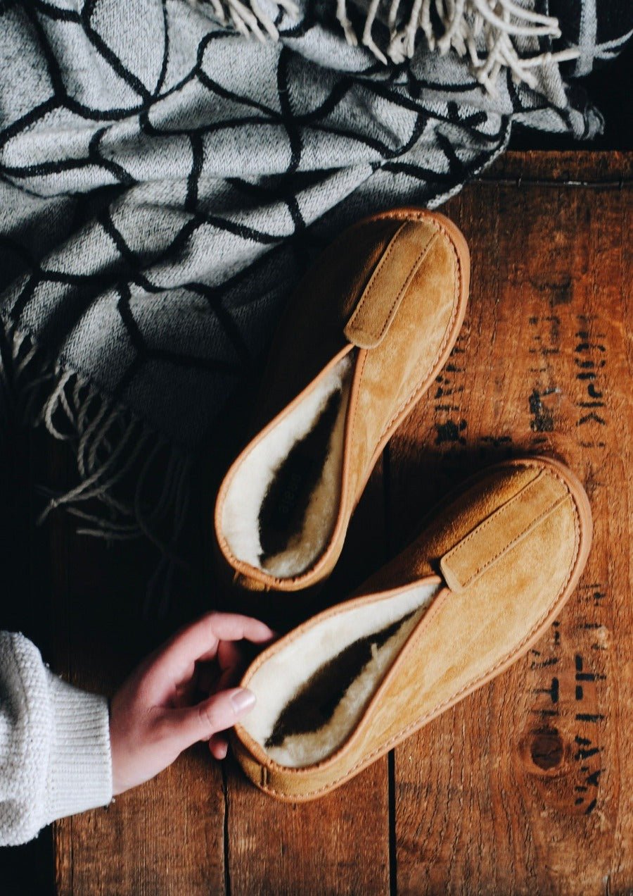 Amara | Suede &amp; Wool Slipper Boots